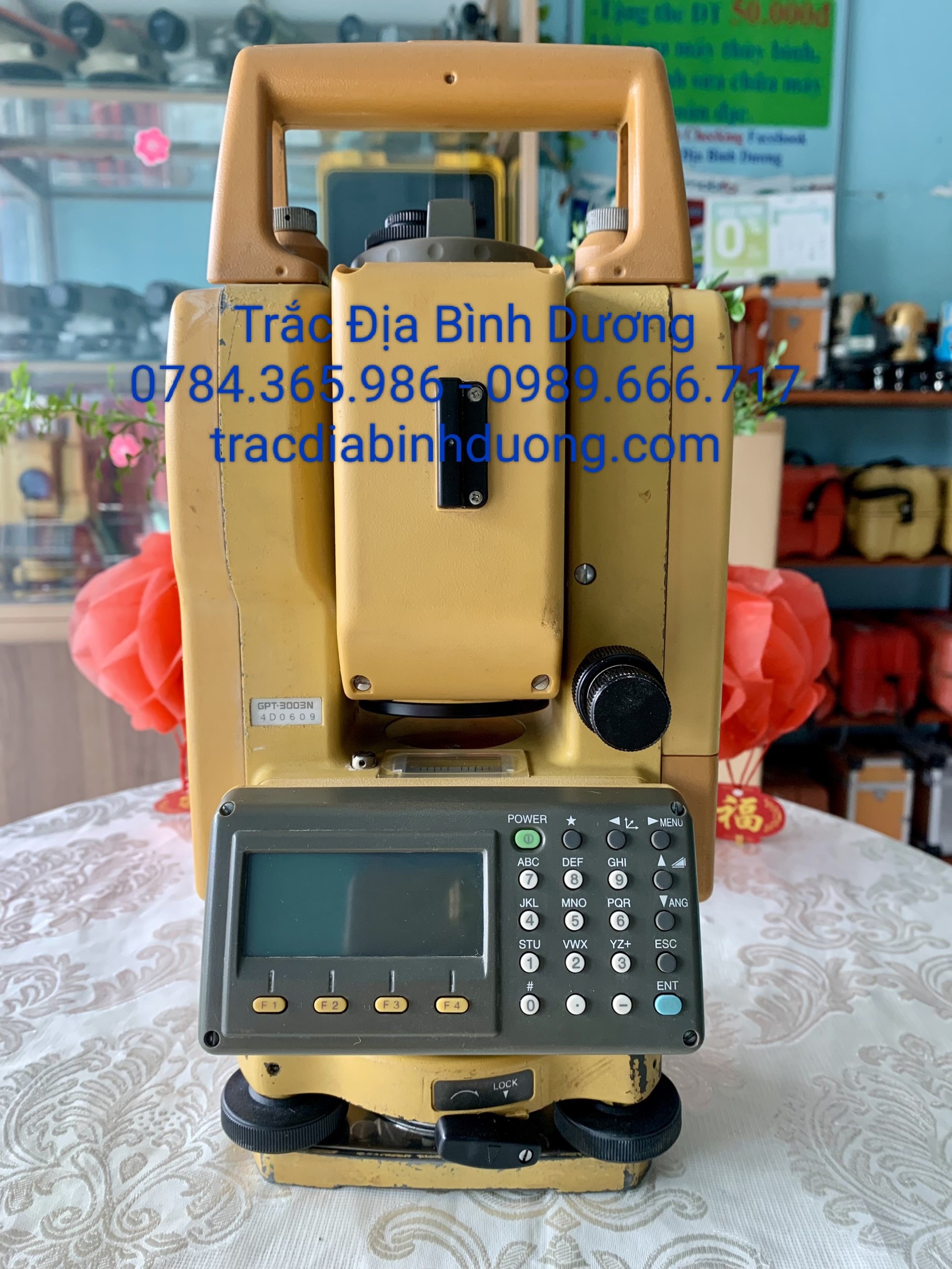 MÁY TOÀN ĐAC ĐIỆN TỬ TOPCON GPT-3003N ( ĐÃ QUA SỬ DỤNG)